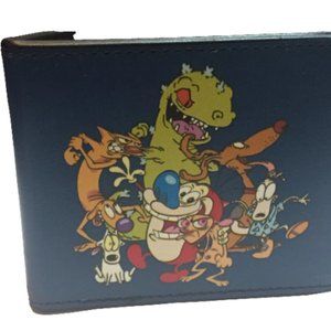 💲Nickelodeon Retro 90s Bi-Fold Vegan Leather Wallet